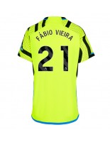Arsenal Fabio Vieira #21 Vieraspaita Naisten 2023-24 Lyhythihainen